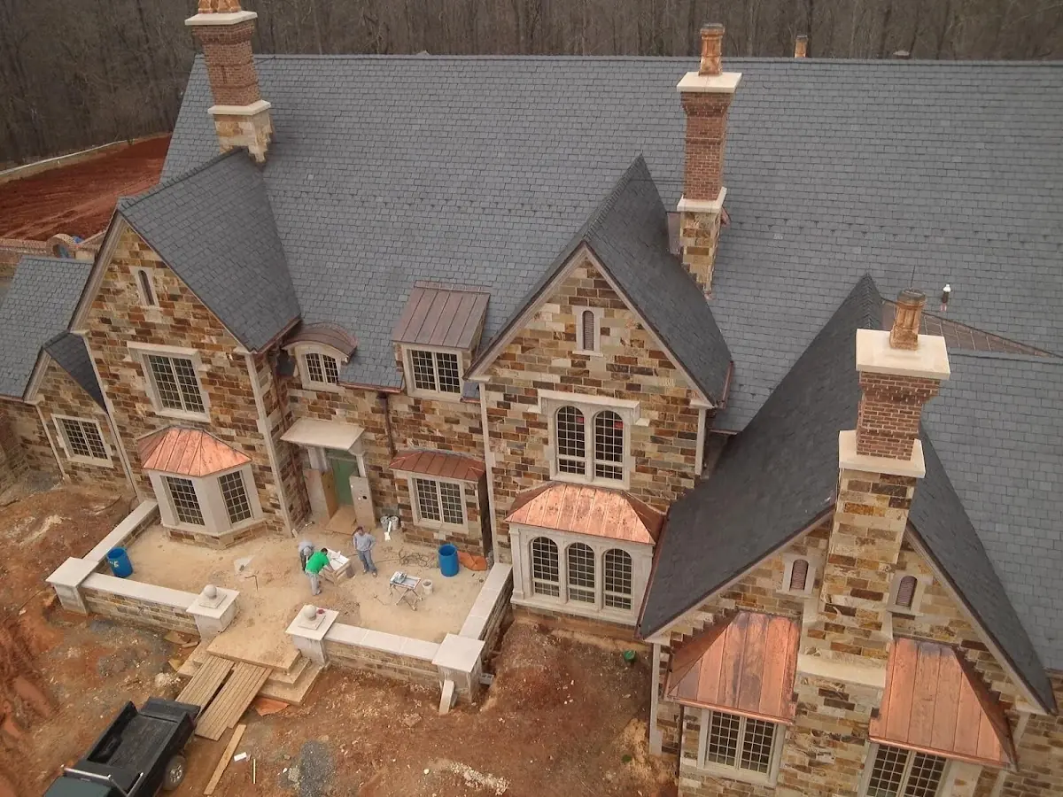 Craftsman Roofing Slate Roof Repair project in Kinross